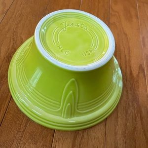 Retired Fiesta Lemongrass Hostess Bowl